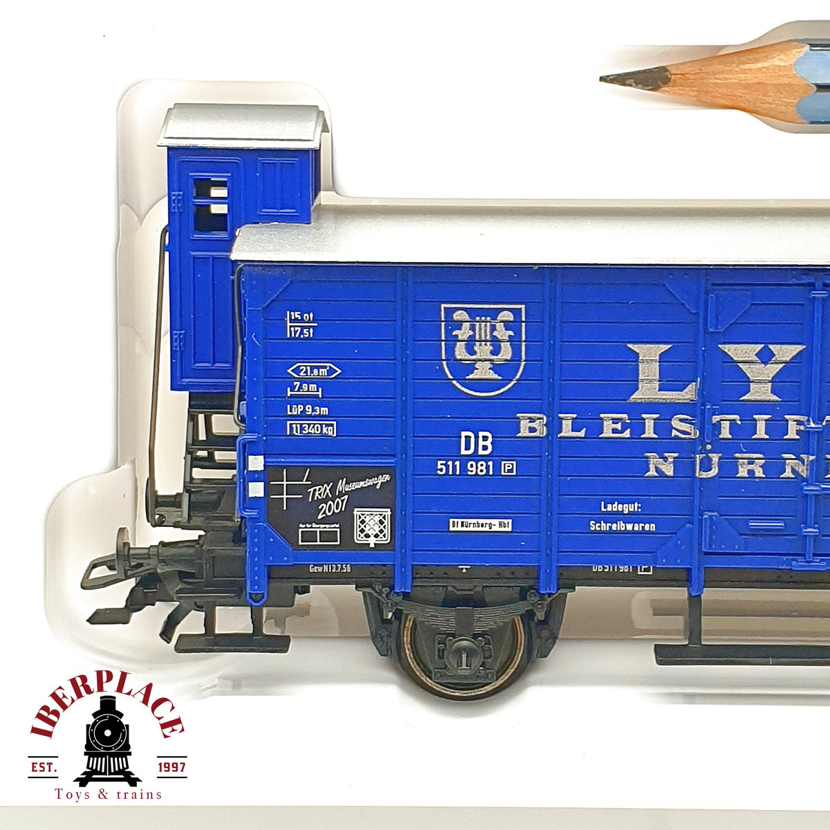 ♻️✨ Trix 24081  Museumswagen 2007 Lyra vagon mercancias camion DB Ep III Escala H0 1:87