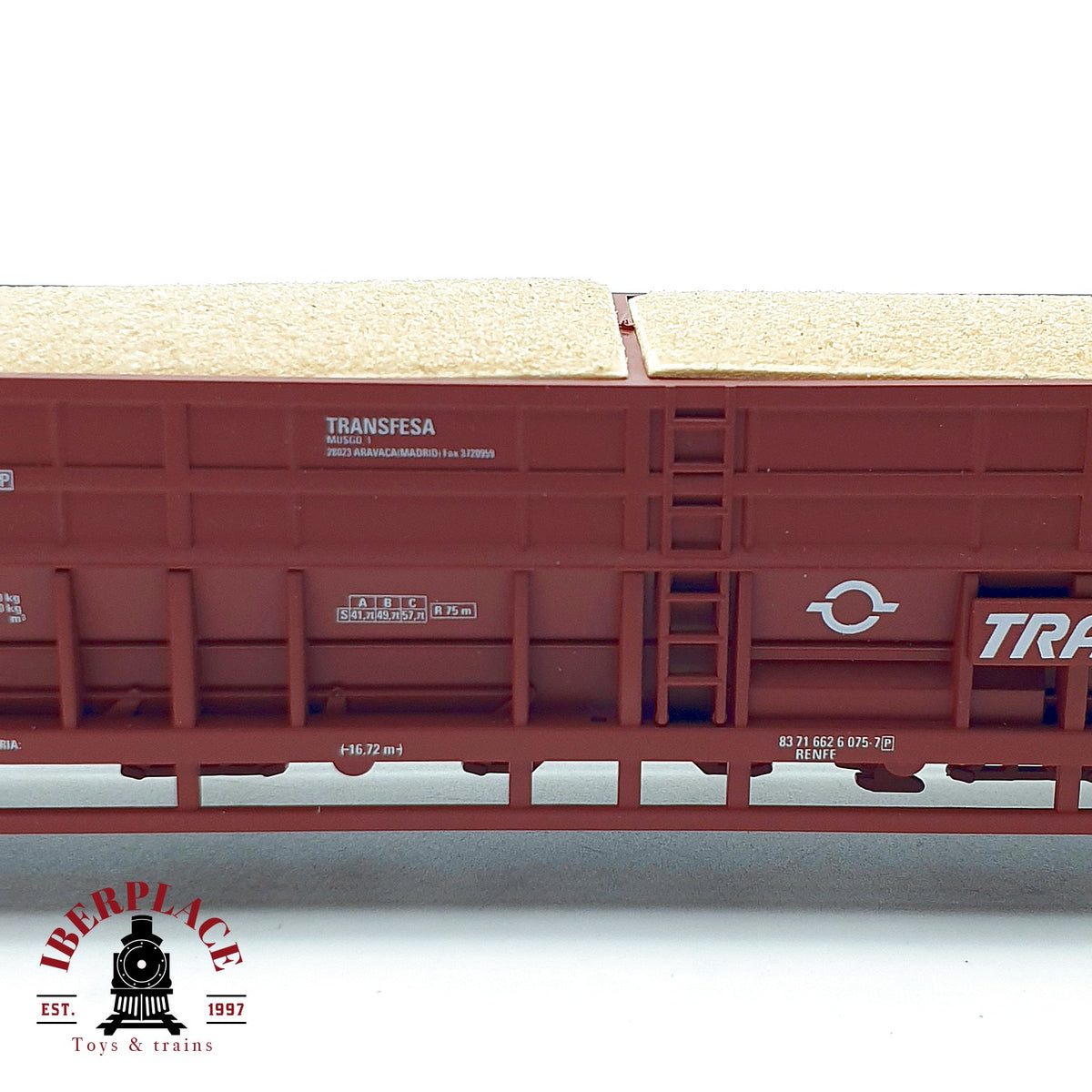 ♻️✨ Electrotren 5751K vagón tolva TRANSFESA RENFE DC  Escala H0 1:87
