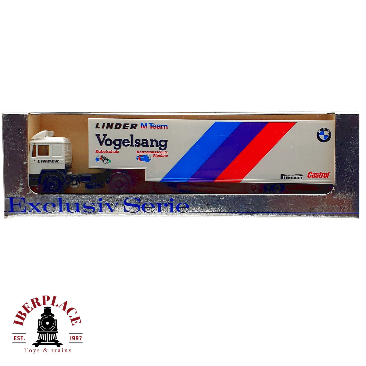 ♻️ ✨ Herpa MAN camion semirremolque Linder M Team Vogelsang BMW Exclusiv Escala H0 1:87