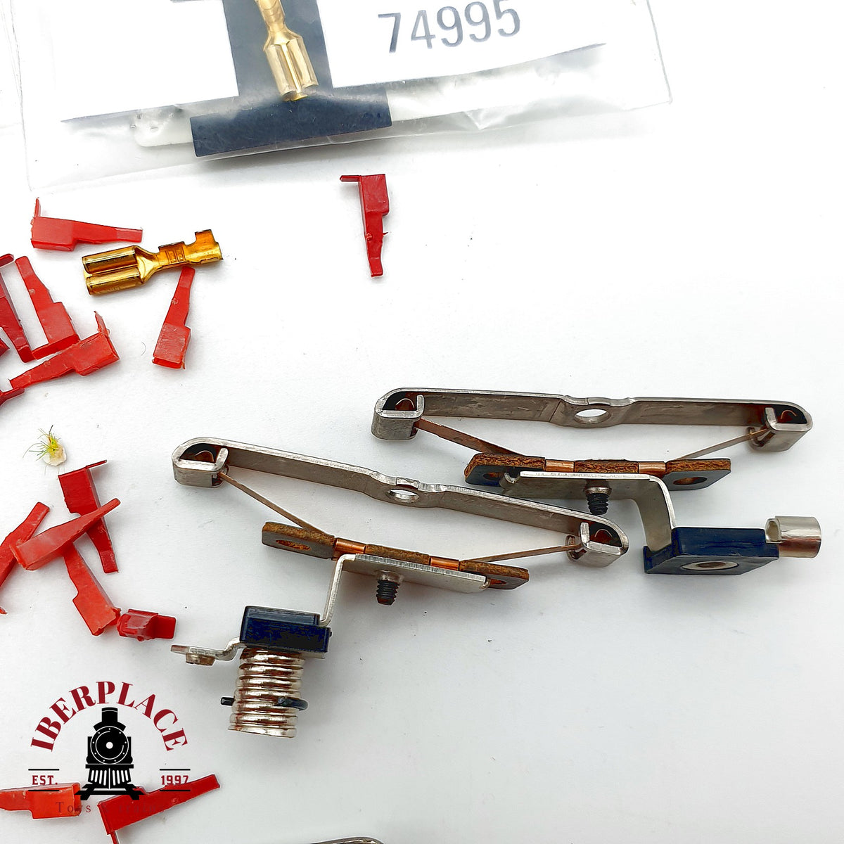 ♻️ 🧩 Marklin 74030 74995 conectores aisladores frotadores furgón Escala H0 1:87