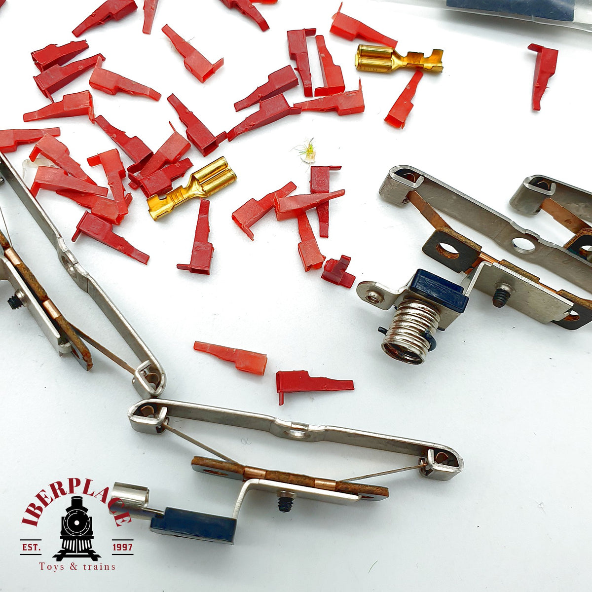 ♻️ 🧩 Marklin 74030 74995 conectores aisladores frotadores furgón Escala H0 1:87