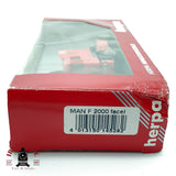 ♻️ ✨ Herpa camion tractora MAN F 2000 facelift rojo Escala H0 1:87