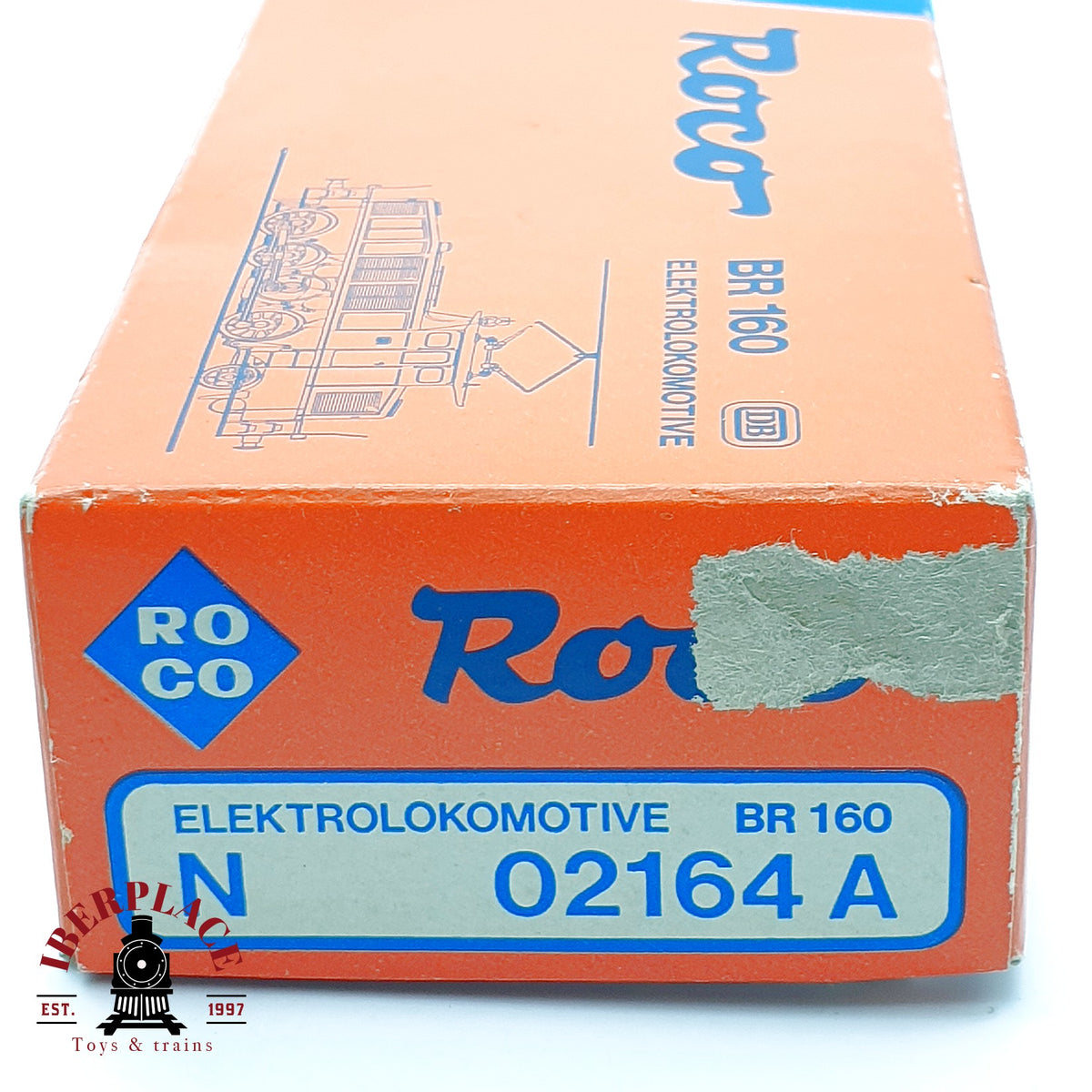 ♻️  Roco 02164A locomotora eléctrica BR 160 012-1 DB Ep IV escala N 1:160