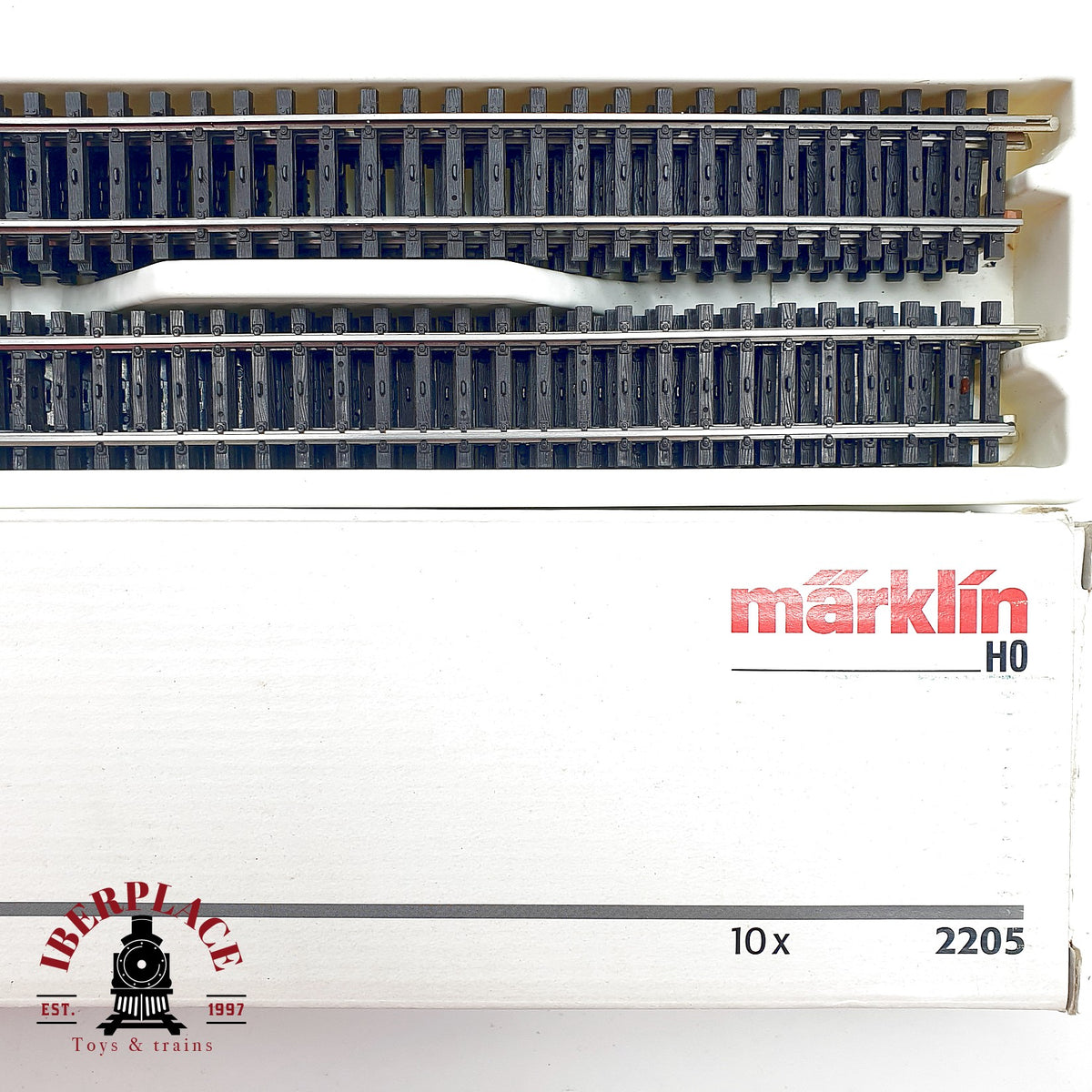 ♻️ Märklin 9x Vias Flexibles 900mm K-Gleis K-Gleise - 🟢 GRADE A + 🟡 GRADE B Escala H0 1:87