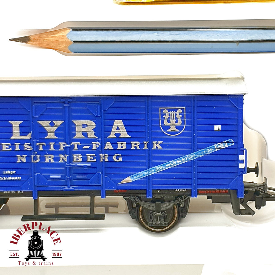♻️✨ Trix 24081  Museumswagen 2007 Lyra vagon mercancias camion DB Ep III Escala H0 1:87