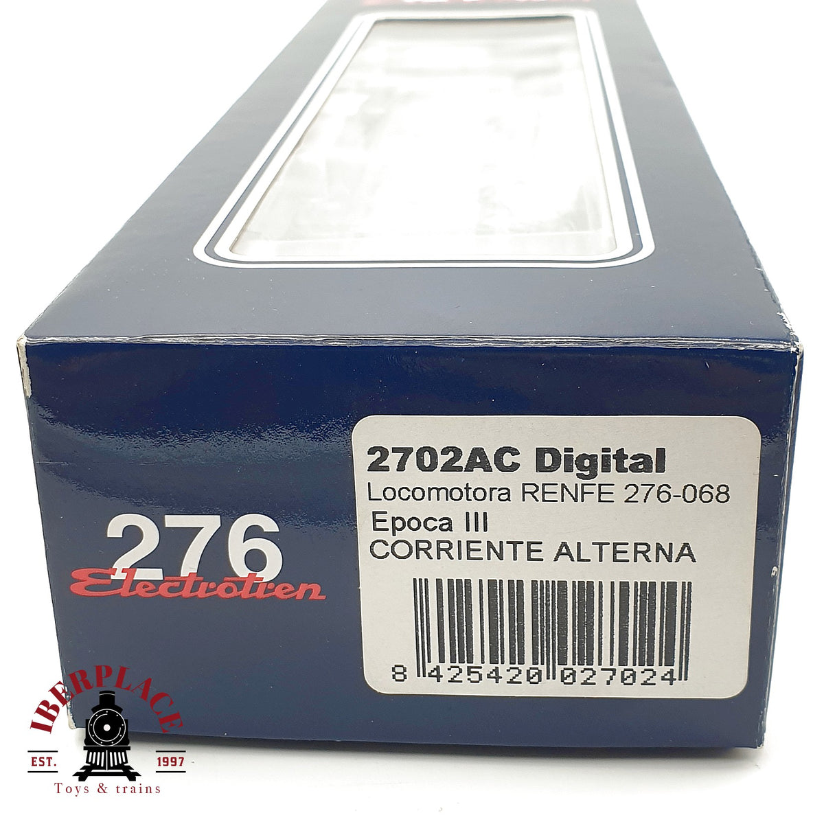 ♻️✨ Electrotren 2702AC locomotora eléctrica RENFE 276-068 verde Digital Escala H0 1:87