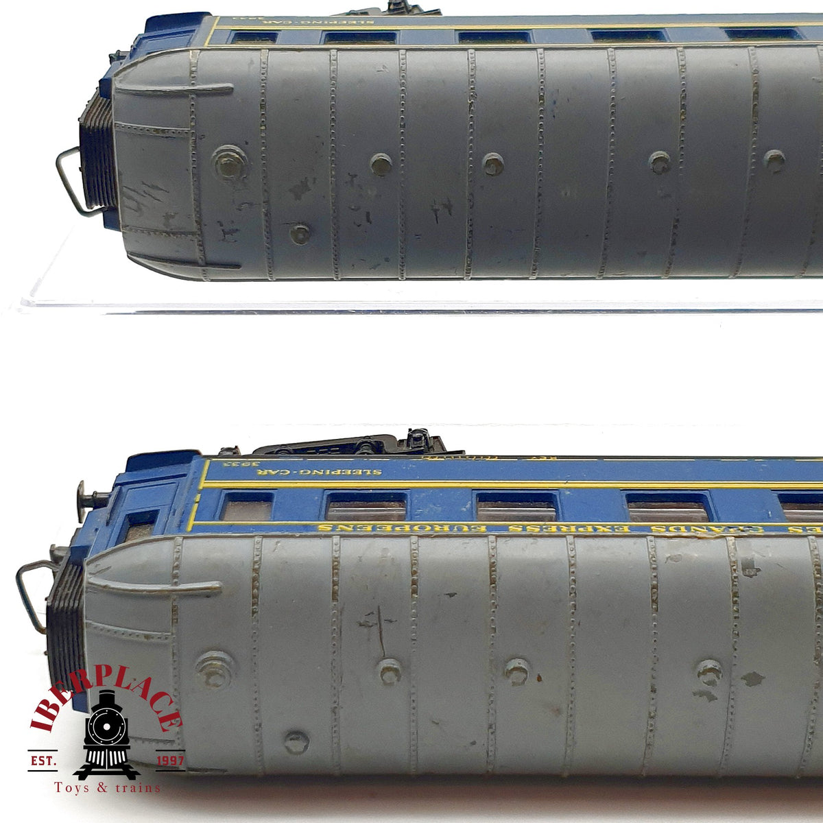 ♻️🚂 Jouef 2x vagones cama CIWL Voiture Lits Oriente Express DC Escala H0 1:87