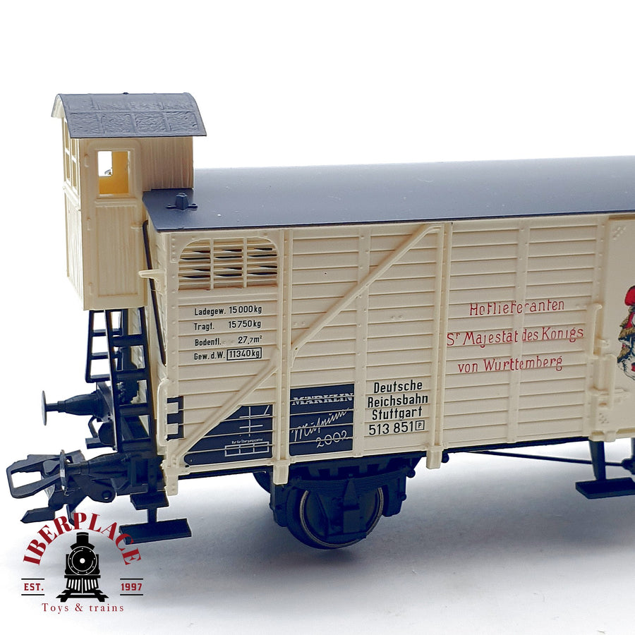♻️✨ Märklin 48002 Museum 2002 Vagon cerrado LKW Kessler Sekt DRG Ep II AC Escala H0 1:87
