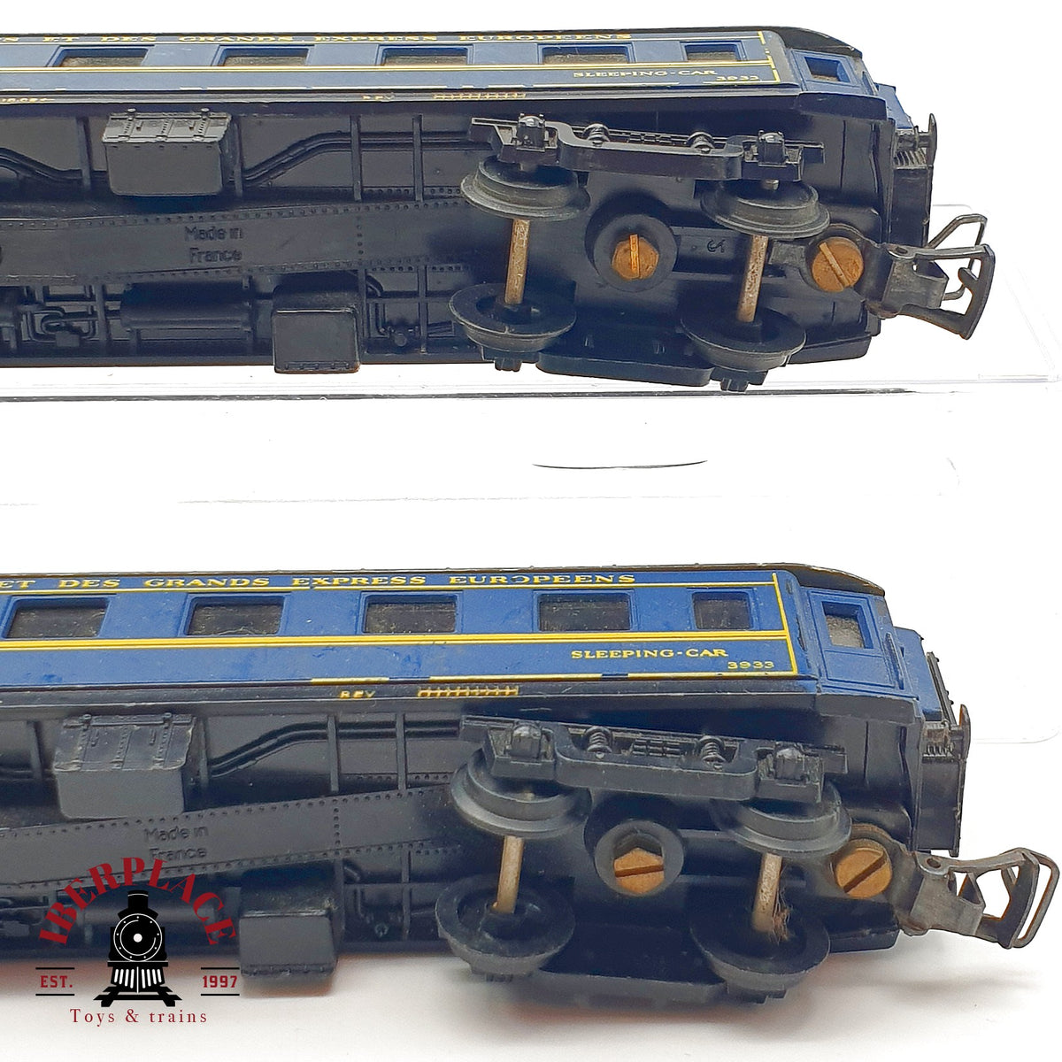 ♻️🚂 Jouef 2x vagones cama CIWL Voiture Lits Oriente Express DC Escala H0 1:87
