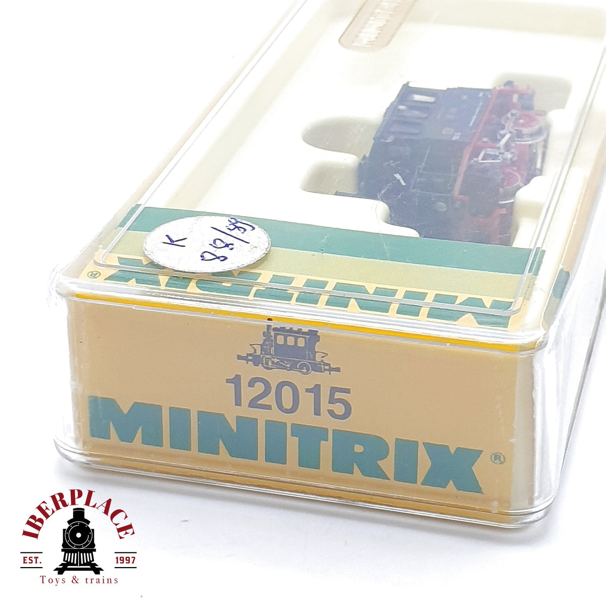 ♻️ Minitrix 12015 locomotora vapor BR 98 308 Glaskasten DB Ep III escala N 1:160