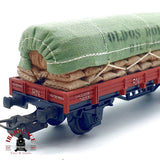 ♻️✨ Electrotren vagon plataformas cargas sacos Toldos Roldan RN RENFE Escala H0 1:87