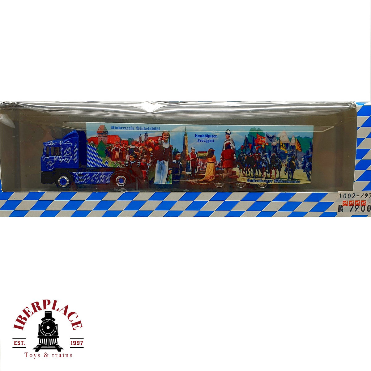 ♻️✨ Herpa 0954 camión MAN semirremolque Bayern-Edition Escala H0 1:87