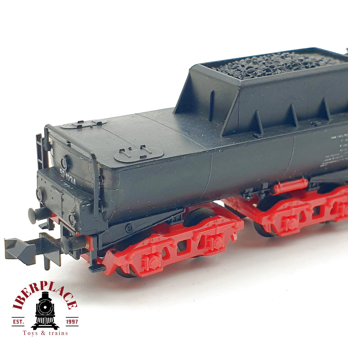♻️ Minitrix locomotora vapor BR 52 1234 Kriegslok DRB DB Ep II escala N 1:160