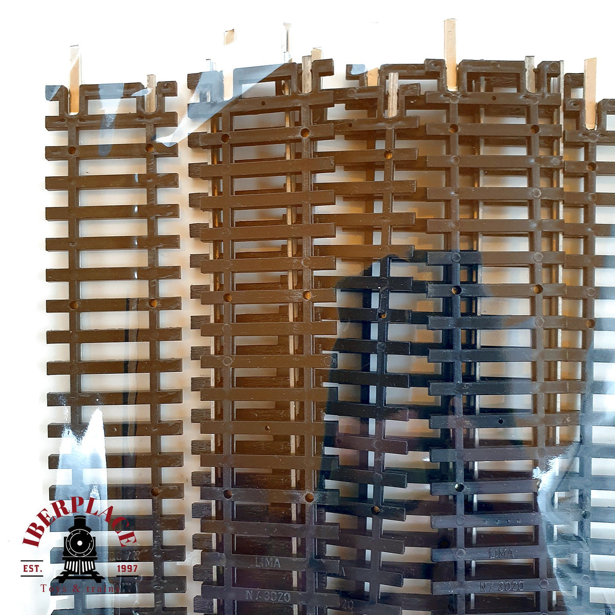 ♻️  Lima 12x 3020 vias rectas 220mm - 🟢 GRADE A Escala H0 1:87 2/3