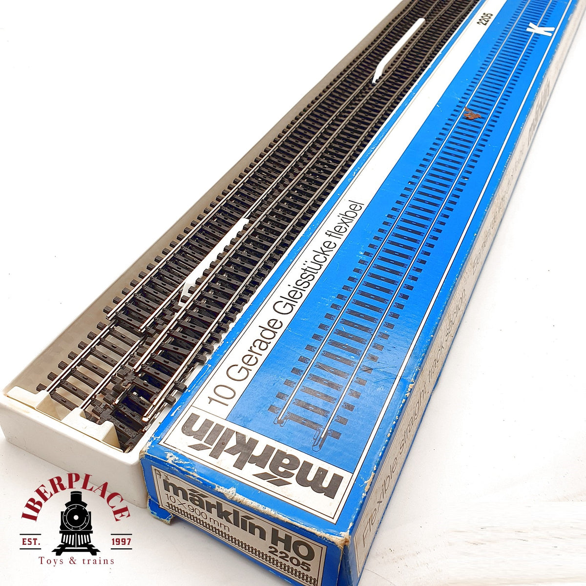 ♻️ Märklin 7x Vias Flexibles 900mm K-Gleis K-Gleise - 🔴 GRADE C Escala H0 1:87