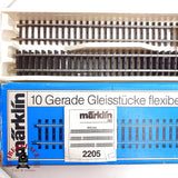 ♻️ Märklin 4x Vias Flexibles 900mm K-Gleis K-Gleise - 🟢 GRADE A Escala H0 1:87