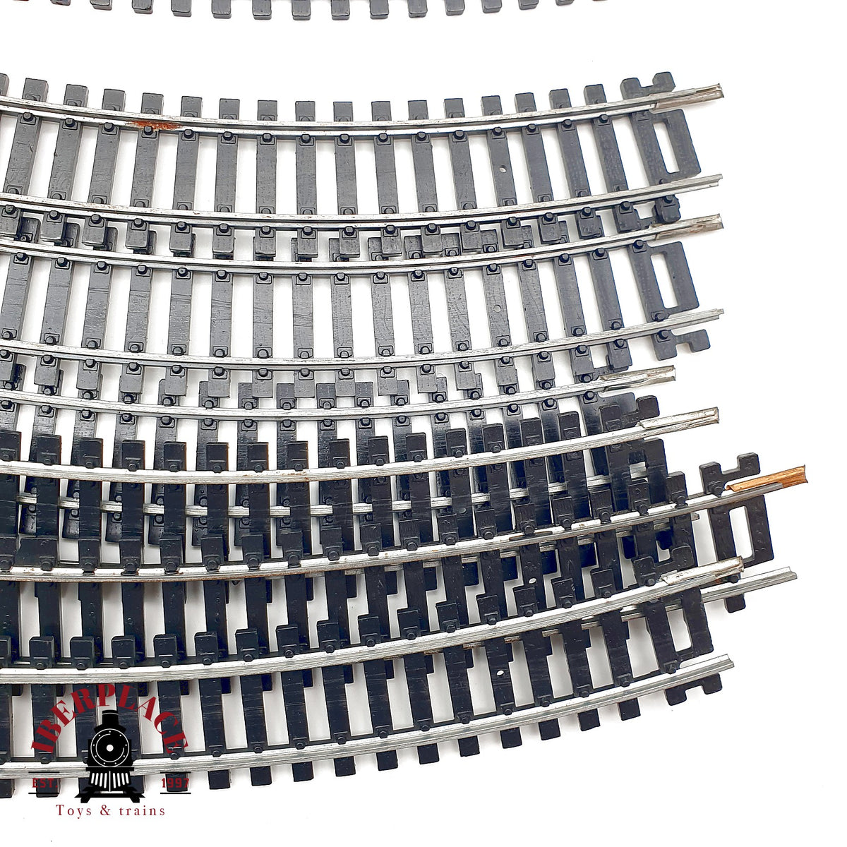 ♻️ Lima 12x vias rectas y curvas diferente diametro , via de conexion  🟢 GRADE A Escala H0 1:87