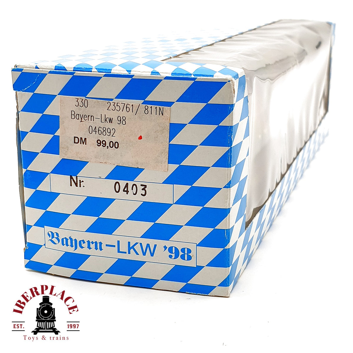 ♻️✨ Herpa 046892 camion MAN Bayern-Lkw 98 Nr 0403 LTD Escala H0 1:87