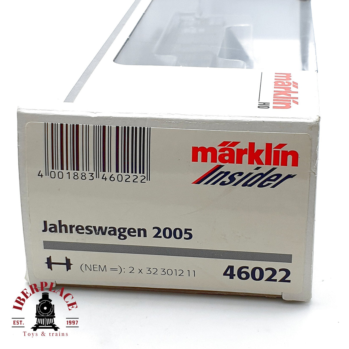 ♻️✨ Marklin 46022 Insider Jahreswagen 2005 Alfred Moeck vagon abierto DB Ep III Escala H0 1:87