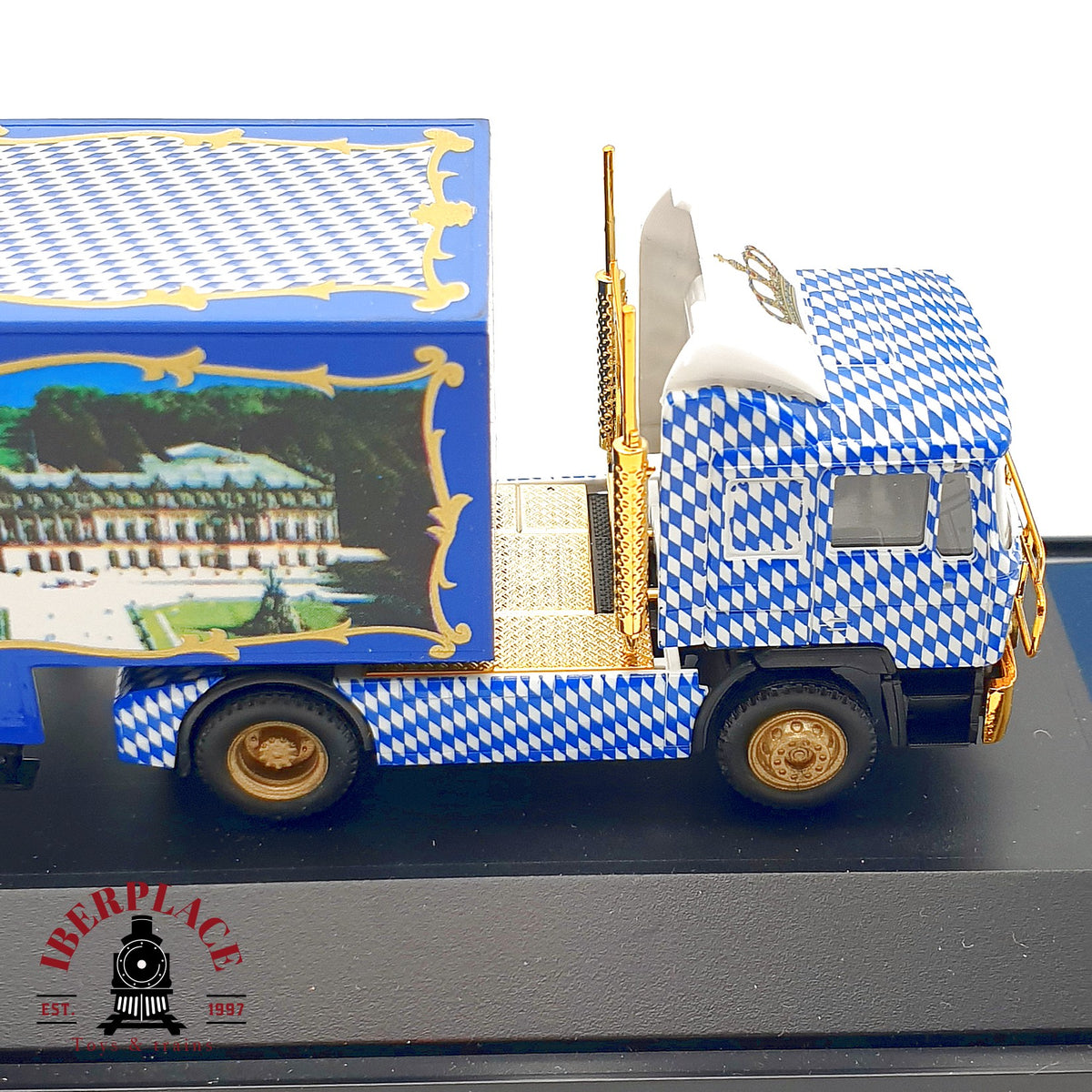 ♻️✨Herpa camion MAN Konig Ludwig II Bayern B&H LTD 2000 Escala H0 1:87