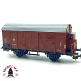 ♻️🚂 Piko vagon mercancias cerrado garita guardafrenos DR Ep III Escala H0 1:87
