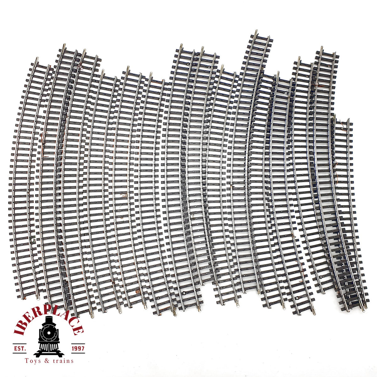 ♻️ Märklin 15x 2241 2251 vias curvas 🔴 GRADE C Escala H0 1:87