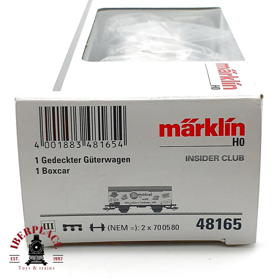 ♻️✨ Marklin 48165 Insider Jahreswagen 2015 Ilse Möbel vagon cerrado DB Ep III Escala H0 1:87