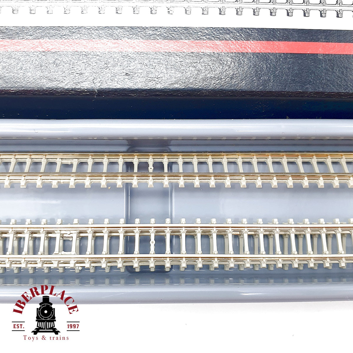 ♻️ Märklin 85941 3x Via Flexible 660mm Mini club - 🟢 GRADE A Escala Z 1:220