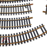 ♻️ Flesichmann 10x Vias Curvas Topes de Via y Rampa Encarrilador - 🔴 GRADE C Escala H0 1:87