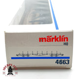 ♻️✨ Märklin 4663 Vagon teleros carga troncos madera DB Snps 719 Ep IV AC Escala H0 1:87