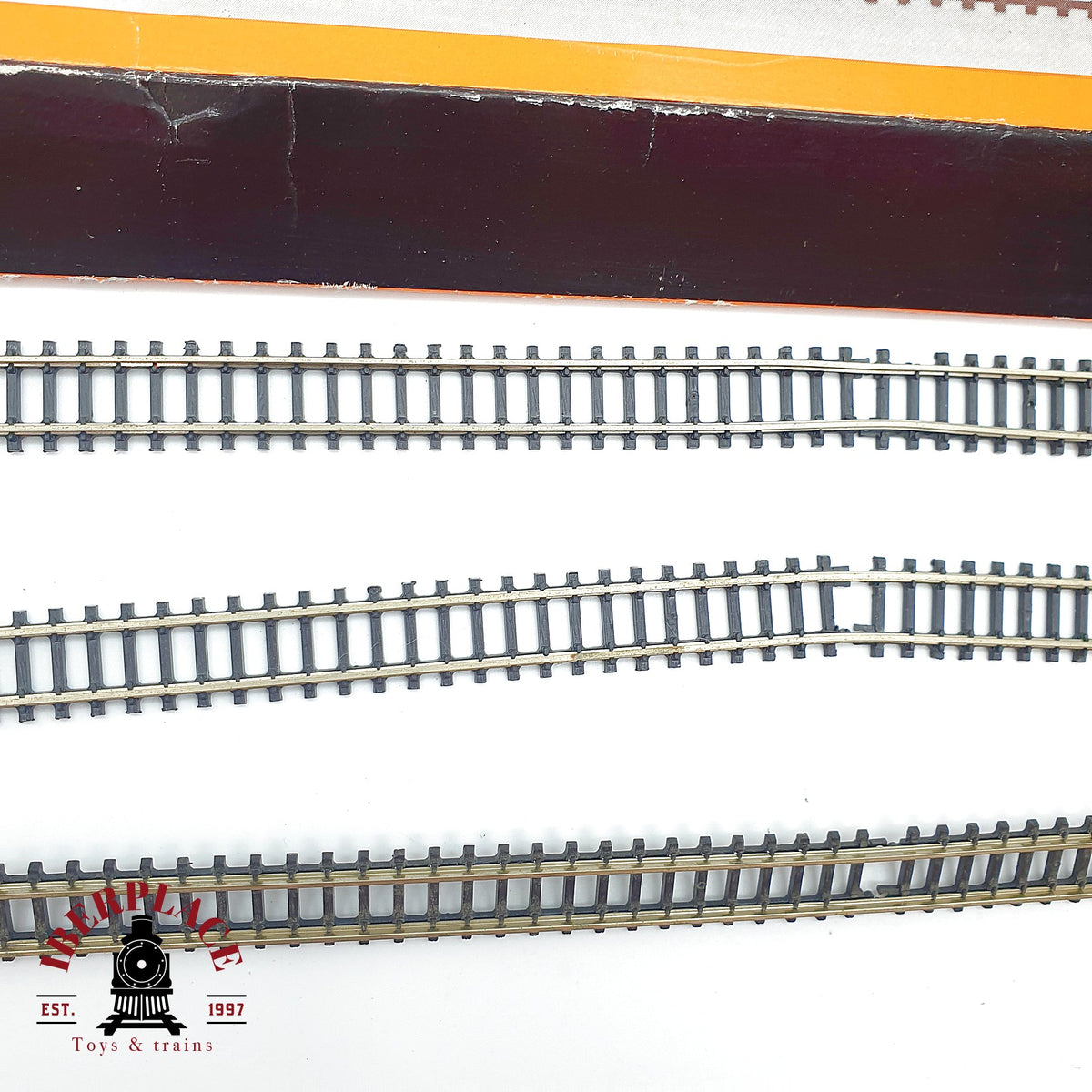♻️ Märklin 8594 3x Via Flexible 660mm Mini club - 🔴 GRADE C Escala Z 1:220
