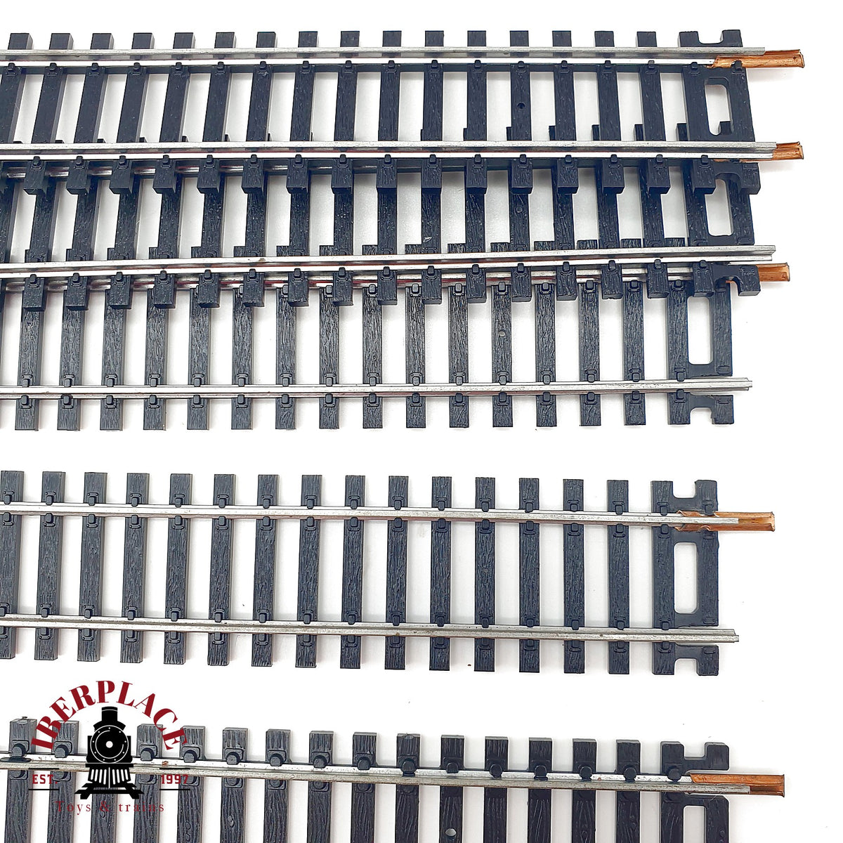 ♻️ Lima 10x 3030 vias curvas R=360 mm 36° 🟢 GRADE A Escala H0 1:87