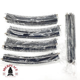 ♻️ 25x vias curvas made in slovenia R18º 30º🟢 GRADE A Escala H0 1:87