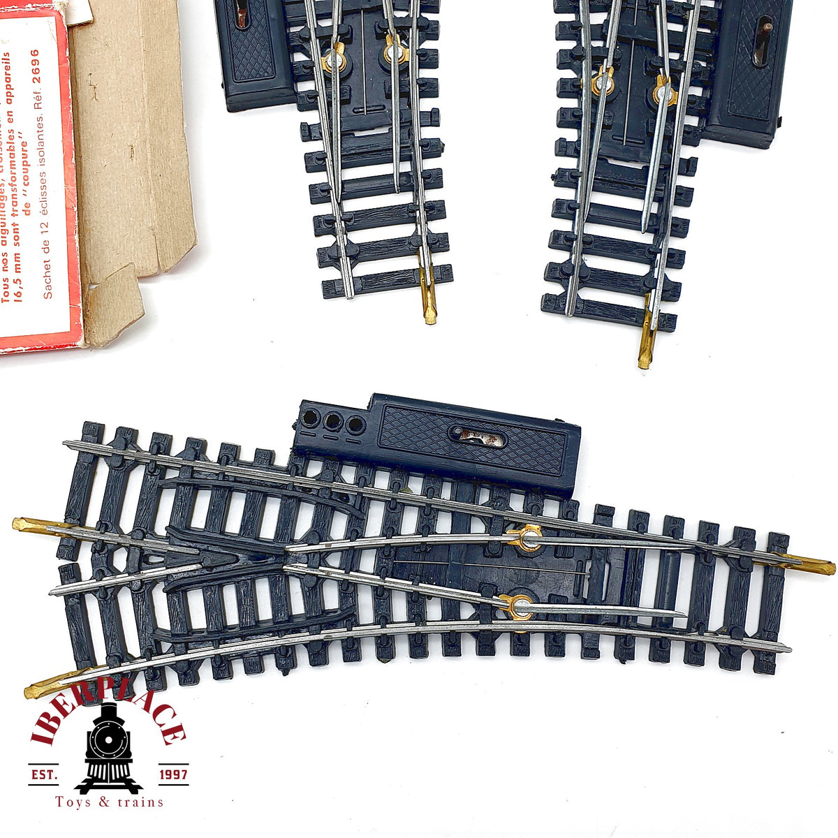 ♻️ Jouef 4184 4185 Lote 4 desvios electricos - 🟡 GRADE B Escala H0 1:87