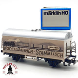 ♻️ ✨ Marklin vagon cerrado conmemorativo Modellbahner Stammtisch Kaichen Escala H0 1:87