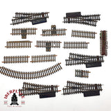 ♻️ Flesichmann 15x Vías rectas, curvas, de conexion, Desvíos Manuales 🟡 GRADE B 🔴 GRADE C Escala H0 1:87
