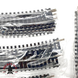 ♻️ 25x vias curvas made in slovenia R18º 30º🟢 GRADE A Escala H0 1:87