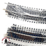 ♻️ 25x vias curvas made in slovenia R18º 30º🟢 GRADE A Escala H0 1:87