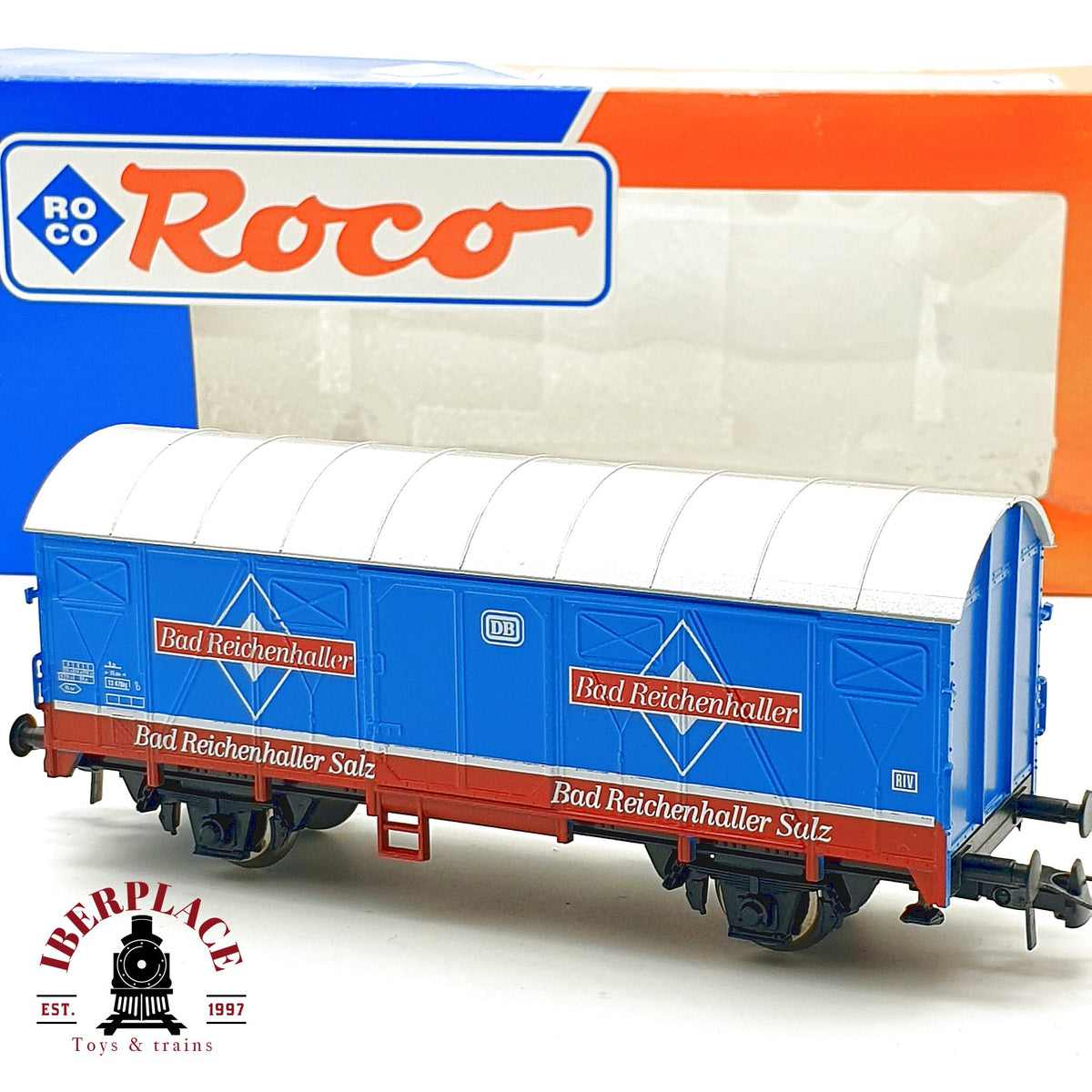 ♻️ ✨ Roco vagón cerrado salero Bad Reichenhaller Salz DB Ep IV AC Escala H0 1:87