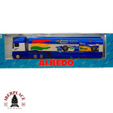 ♻️✨Albedo camion semirremolque Benetton Renault F1 M Schumacher Escala H0 1:87