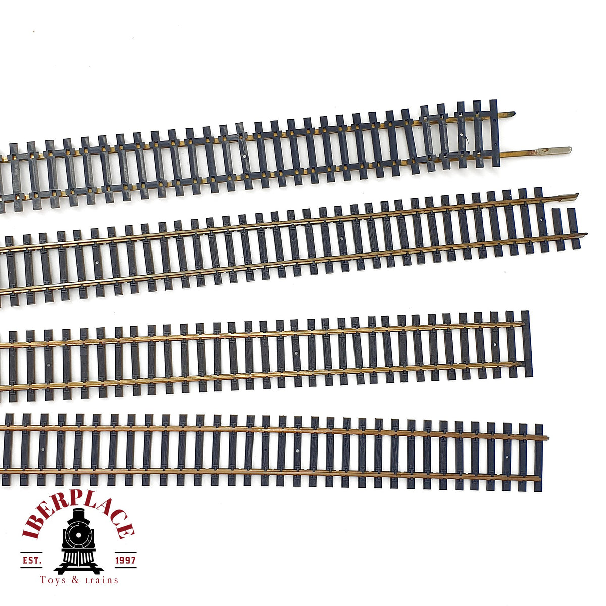 ♻️ Fleischmann 4x 6006 Via Flexible 981mm Flexgleis 🟡 GRADE B + 🔴 GRADE C Escala H0 1:87