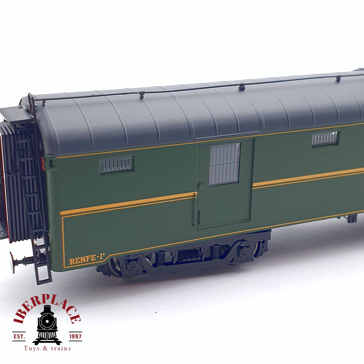 🆕 Mabar - 85001 Furgón equipajes RENFE DD-5001 Ep III nuevo con caja H0 escala 1:87