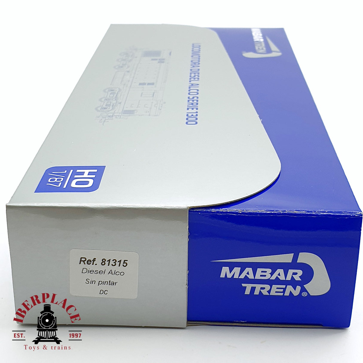 🆕  Mabar - 81315 Locomotora diesel Alco 1300 RENFE SIN PINTAR Modelo DC nueva con caja H0 escala 1:87