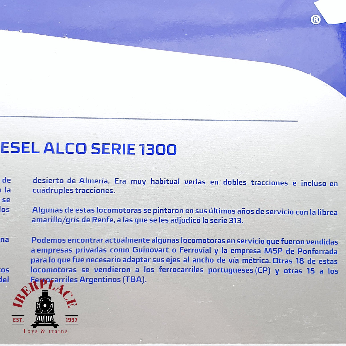 🆕  Mabar - 81315 Locomotora diesel Alco 1300 RENFE SIN PINTAR Modelo DC nueva con caja H0 escala 1:87