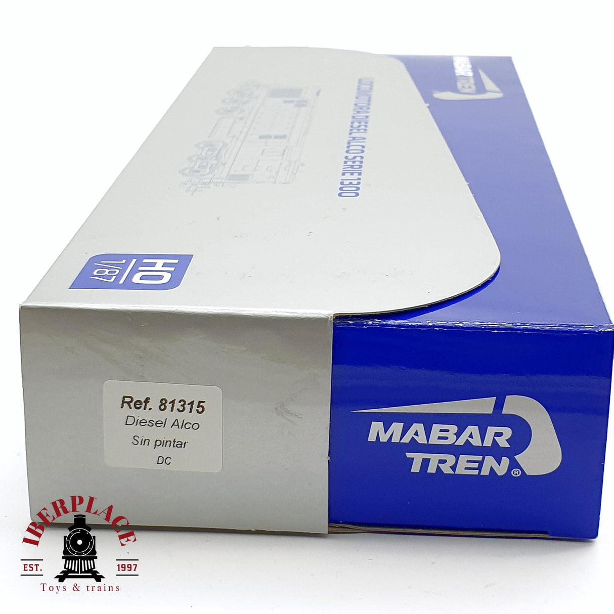 🆕 Mabar - 81315 Locomotora diesel Alco 1300 RENFE SIN PINTAR Modelo DC nueva con caja H0 escala 1:87
