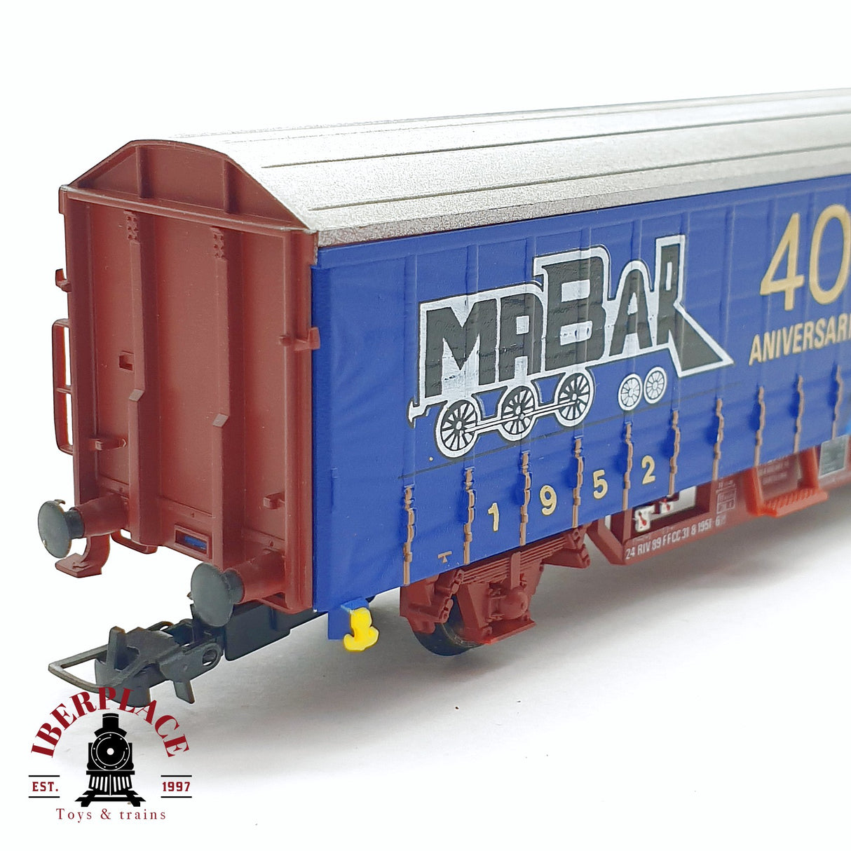 🆕 💡 Electrotren - DC Vagón conmemorativo Mabar 40 aniversario 437 de 500 unidades H0 escala 1:87