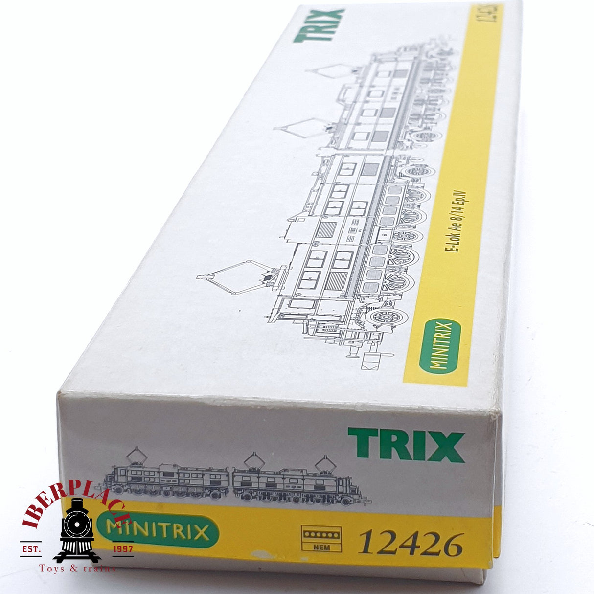 ♻️ 2da mano -  Minitrix 12426 Locomotora eléctrica 11801 Clase Ae 8/14 N escala 1:160