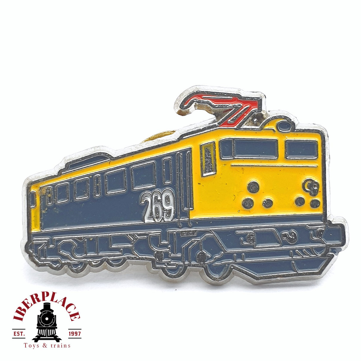 Pin de Colección Mabar: Locomotora Eléctrica – Historia Ferroviaria Española