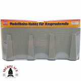 ♻️ 2da mano - Busch 7031 Muro de contención 33.5x14cm H0 escala 1:87