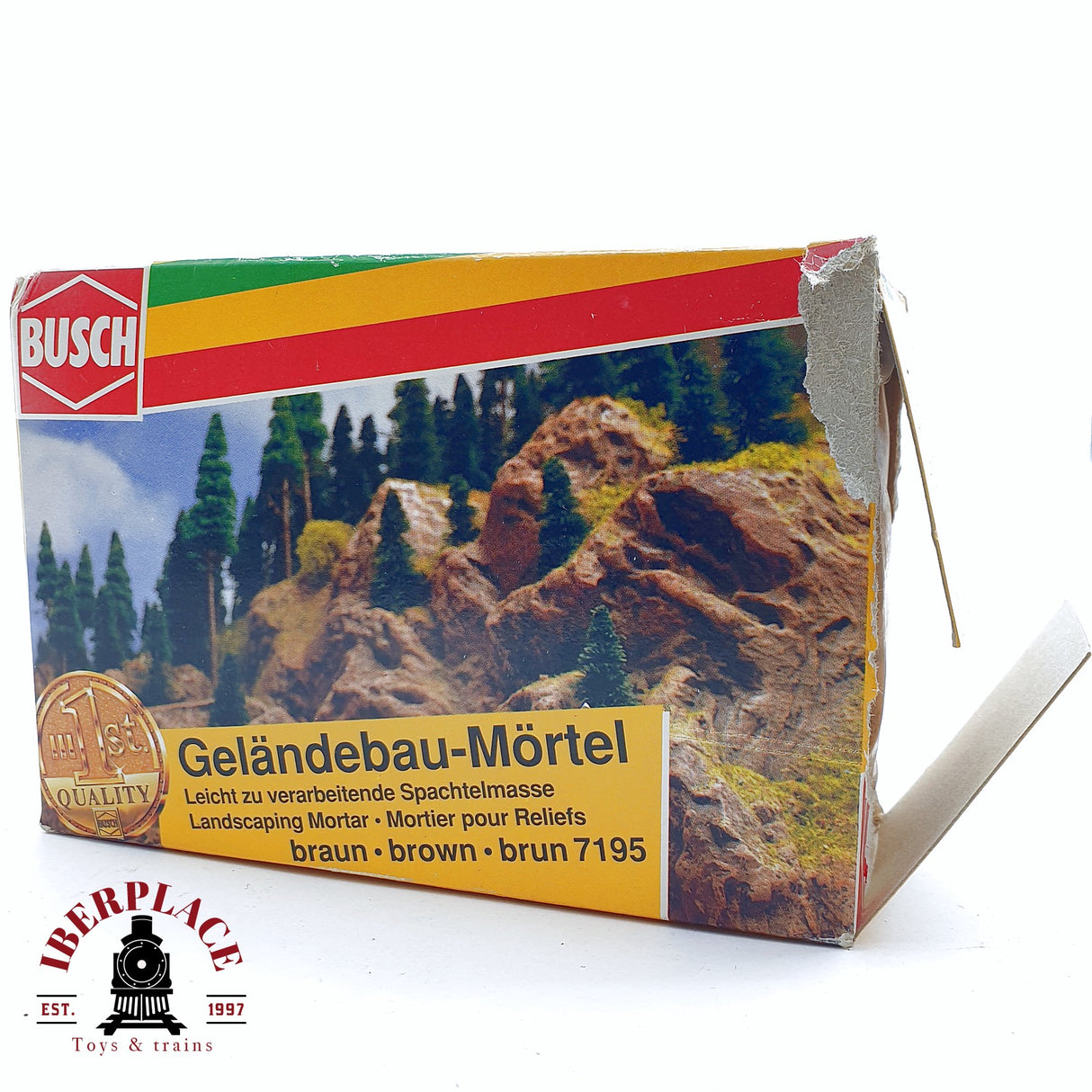 ♻️ 2da mano - Busch 7195 Mortero para construccion de terrenos H0 + N + Z escala